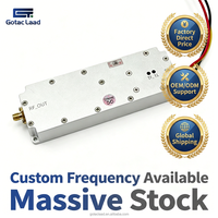 Amplificateur RF GAN 50W 5700-5900MHz avec source de signal numérique intégrée, anti-drone, résistant à l'eau, génération RF SMA-F