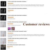 Support de bougie personnalisé, Kerzenhalter, Candelabro De Cristal, Menorah en cristal, Chandelier en acrylique, Centre de table