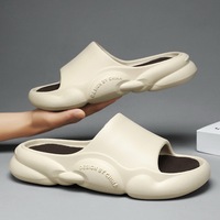 Sandales de sport d'été tendance à semelle souple en EVA, ouvertes, pour l'extérieur, style plage, à talon épais et confortable, pour couples