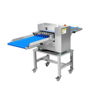 Máquina Peladora de Carne Comercial de Acero Inoxidable, Totalmente Automática, con Grosor Ajustable, para Cinco Tipos de Carne de Cerdo, para Uso Centralizado - Product Image 2
