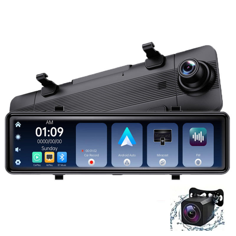 11-inch HD 4K Wireless Car Rearview Mirror Smart Display with Night ...