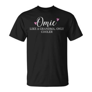 Camiseta Omie con diseño de corazón como una abuela, solo que más genial, regalo para el día de la madre - Product Image 1