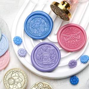 Série Merveilles Naturelles : Tampon à Cire Scellante avec Tête en Laiton pour Estampage, Thème Animal, Décoration pour Artisanat Papier - Product Image 3