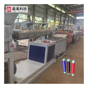 Pp fibrillated benang/hdpe monofilamen benang peregangan roller unit/mesin extruder