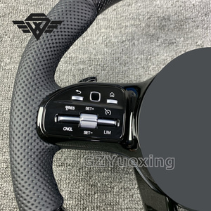 Volant de voiture personnalisé en fibre de carbone avec éclairage LED, adapté aux modèles W222 W203 W204 W205 W212 W213 CLS W218 - Product Image 2