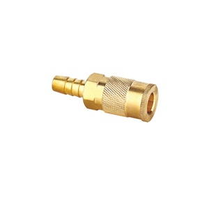Giá tốt Brass barb đẩy trong khớp nối khí nén phụ kiện Brass Coupler - Product Image 3