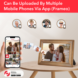 New 10-<strong>inch</strong> Solid Wood Electronic <strong>Photo</strong> Album Touch Screen Video <strong>Playback</strong> 4000mAh Battery WIFI <strong>Digital</strong> <strong>Photo</strong> <strong>Frame</strong> Business - Product Image 5