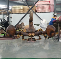2024 Laufender Lebensgroßer Hochwertiger Beliebter Hunde-Roboter Zigong Animatronisches Tier Skorpion-Modell für Zoos