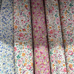 ग्रीष्मकालीन छोटे फूल कस्टम डिजिटल प्रिंट कपास सिलाई 100% बुना हुआ कपड़ा - Product Image 2