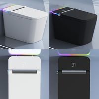 Nouvelle toilette intelligente avec bidet, chauffage multifonctionnel, stérilisation entièrement automatique, siège chauffant, monobloc, sur pied, avec télécommande