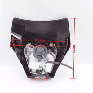 Faro Delantero para Motocicleta, Bombilla H4, Apto para Motocicletas Todoterreno KTM, Luz de Rejilla Delantera K16 - Product Image 4