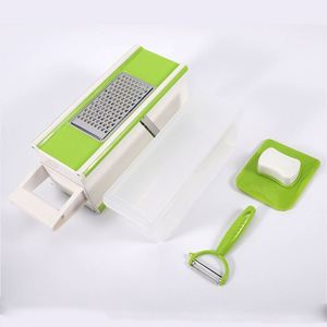 Éplucheur manuel de légumes et fruits Victorinox Ypso avec récipient, lame dentelée en acier inoxydable, double tranchant, facile à utiliser - Product Image 3