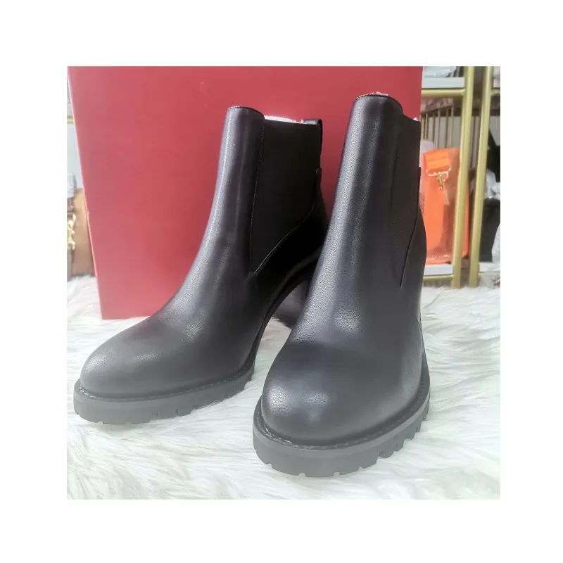 Designer Boots Famous Brands New Original Genuine Leather Shoes Mid Luxury Women Boots For Ladies