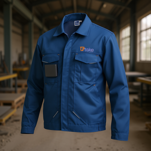 Veste de travail respirante TTAKE Easy Breathable Factory Work Jacket Blue L, vêtements de sécurité - Product Image 3