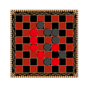 3-trong-1 đảo ngược thảm cho trẻ em & người lớn-quá khổ trong nhà/ngoài trời Mat cho gia đình vui vẻ & bên khổng lồ cờ trò chơi thiết lập - Product Image 1