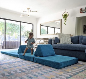 Ensemble de jeu de canapé pliable de 6 pièces pour enfants, canapé créatif pour bébé, canapé <span class=keywords><strong>Convertible</strong></span> pour enfants pour <span class=keywords><strong>Center</strong></span> d'activité - Product Image 6