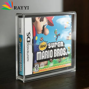 Boîte de protection pour jeux Nintendo DS en acrylique transparente portable avec couvercle coulissant <span class=keywords><strong>et</strong></span> traitement de surface poli pour figurines <span class=keywords><strong>Pokémon</strong></span> - Product Image 4