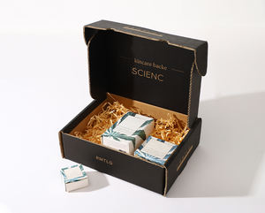 Cajas de Embalaje para Comercio Electrónico de Productos para el Cuidado de la Piel, Opción de Cartón Corrugado Tipo B y E, Caja de Envío con Cierre Automático y Caja Interior Rígida para Regalo, Fabricante - Product Image 3