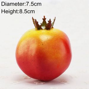 <span class=keywords><strong>Fruta</strong></span> Artificial de 8-9 cm, <span class=keywords><strong>Fruta</strong></span> Decorativa de Plástico para el Hogar, Jardín, Bodas, Fiestas, Decoración, Accesorios de Fotografía de Alimentos, Adorno de <span class=keywords><strong>Fruta</strong></span> Falsa - Product Image 5