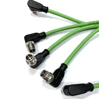 Cable de moldeado m12 para carga eléctrica, conector de 8 pines, adaptador y conectores moldeados