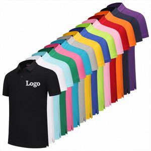 Chemises de travail en coton avec broderie de logo, pour serveurs de restaurant, uniformes promotionnels pour hommes, chemises polo - Product Image 1