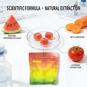 Private Label Vitamine Zonnebank Gummies Astaxanthine Beta-Caroteen Zonnebank Gummies Verzachten de Huid - Product Image 4