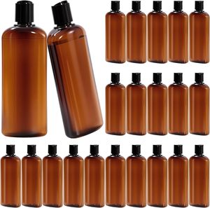 Emballage cosmétique très vendu, flacon en plastique PET transparent de 100 ml, 150 ml, 250 ml, 300 ml, 500 ml avec bouchon à disque en aluminium - Product Image 1