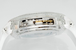 Sang Trọng Chất Lượng Cao N6 Nhà Máy 4130 Phong Trào Pha Lê Trường Hợp <span class=keywords><strong>Skeleton</strong></span> Xem 40Mm Không Thấm Nước Sáng Cơ Khí Pha Lê Trường Hợp - Product Image 4