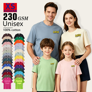 Camiseta Unisex para Adultos y Niños con Logotipo Impreso en DTG, Camiseta de Manga Corta Holgada y Fresca de Alta Calidad, 230 g/m², 100 % Algodón - Product Image 1