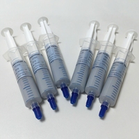 Pâte de silicone de graisse composite thermoconductrice à haute température pour les éléments de matériaux d'isolation CPU de processeur de radiateur