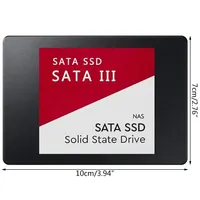 Disque SSD à semi-conducteurs haute vitesse 2 To 4 To, disque dur interne SATA3 2,5 pouces pour ordinateur portable