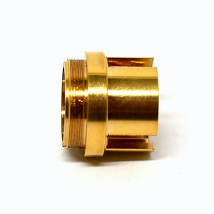 CNC 터닝 밀링 정밀 가공 히타치 산업용 기계 용 0.001mm 맞춤형 구리 프레스 풋 부품 - Product Image 3