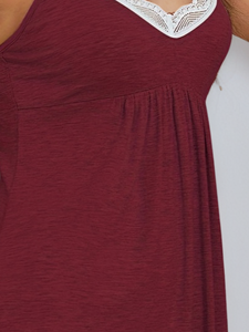 Para <span class=keywords><strong>Amazon</strong></span> 2023, ropa de casa para <span class=keywords><strong>mujer</strong></span>, camisola, camisón de cintura elástica, vestido sólido transpirable, nuevo vestido de Casa Sexy de <span class=keywords><strong>verano</strong></span> para <span class=keywords><strong>mujer</strong></span> - Product Image 6