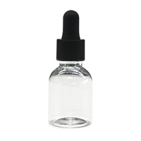 Flacons compte-gouttes vides en plastique transparent PET 20 ml avec étiquette personnalisée