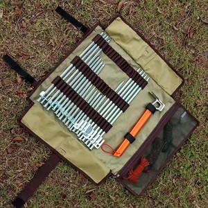 Bolsa de Almacenamiento para Camping, Bolsa de Lona para Herramientas de Campamento, Martillo de Aluminio, Lonas, Estacas, Juego de Herramientas para Tiendas de Campaña, Suministros para Campamento - Product Image 3