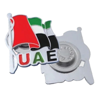 Venta al por mayor 2023 52 imán de Metal Emiratos Árabes Unidos mapa broche solapa Pin insignia UAE Día Nacional regalo bandera Pin