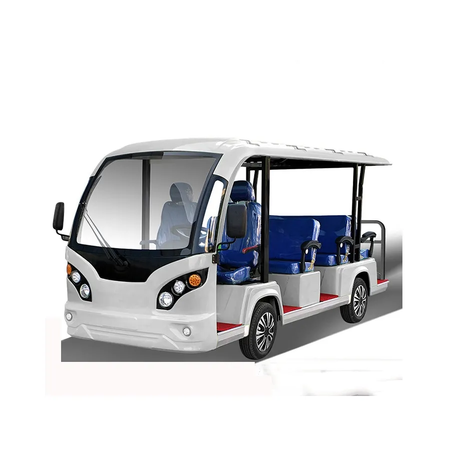 Fast Delivery Comfortable Ride 11 Seats Sightseeing Car With Built-in Safe Charger