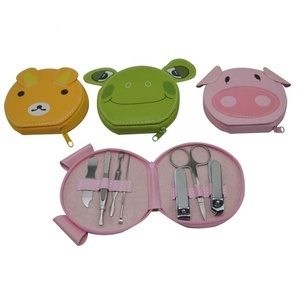 Ensemble de 7 ciseaux à ongles, accessoires de manucure, personnalisable, avec LOGO d'animal, cadeaux promotionnels, vente en gros - Product Image 6