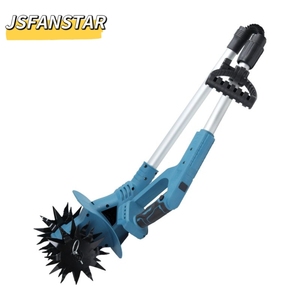 Máy làm đất mini <span class=keywords><strong>d</strong></span>ùng pin lithium sạc lại, cày đất, làm cỏ, cày xới đất, máy cắt cỏ không <span class=keywords><strong>d</strong></span>ây - Product Image 4