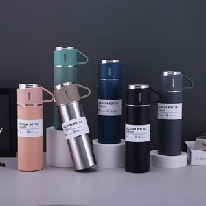 Botella de Agua Aislada de Acero Inoxidable 304 de 500 ml con Logotipo Personalizado, Termo de Doble Pared, a Prueba de Fugas, para Deportes, Gimnasio, <span class=keywords><strong>Regalo</strong></span> Corporativo - Product Image 3