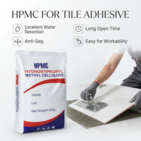 HPMC (Hydroxypropylméthylcellulose) de qualité export, sac kraft de 25 kg, palettisé, ISO REACH, pour matériaux de construction