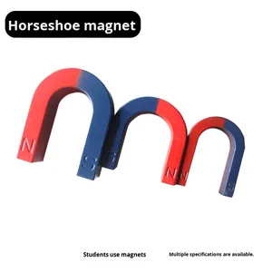 Set di esperimenti con magnete per l'insegnamento della fisica della scuola primaria a forma di ferro di cavallo e attrezzature educative a forma di U - Product Image 3