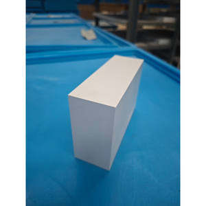 Plaques en céramique d'alumine ZTA super résistantes à l'usure (92-99 %) blanches, épaisseur 3-50 mm pour conduites et goulottes - Product Image 3