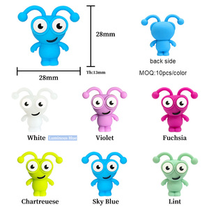 Vente en Gros Breloques en Silicone pour Fabrication de <span class=keywords><strong>Stylos</strong></span> Perles 3D <span class=keywords><strong>Cricut</strong></span> Mignonnes Décoration pour Stylo Perles Focales en Gros pour la Fabrication de <span class=keywords><strong>Stylos</strong></span> - Product Image 6