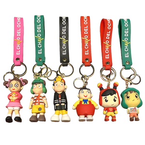Llavero de Anime El <span class=keywords><strong>Chavo</strong></span> <span class=keywords><strong>Del</strong></span> <span class=keywords><strong>Ocho</strong></span>, Colgante de Muñeco de Dibujos Animados, Llavero para Bolsa y Coche, Joyería Divertida, Regalo para Amigos - Product Image 2