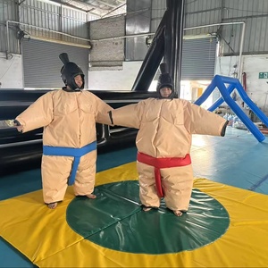 Combinaisons de <span class=keywords><strong>sumo</strong></span> rembourrées à double mousse, costumes de lutte de <span class=keywords><strong>sumo</strong></span> avec tapis - Product Image 1