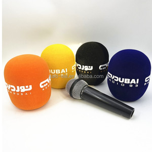 Microphone de radio pour Youtubers avec pare-vent et logo personnalisé imprimé pour chaînes <span class=keywords><strong>TV</strong></span> et musique audio - Product Image 6