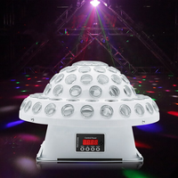 Lumière LED multicolore Magic Ball DMX, laser, champignon, contrôlée par la voix, lumières DJ RGBW, discothèque, scène, CRI 95, IP33, dimmable