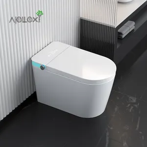 Apolloxy Decor gros électrique intelligent Intelligent toilette Bidet Wc automatique chasse d'eau siège de toilette Bidet