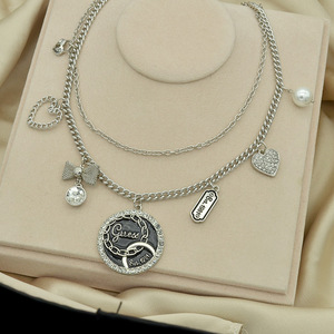 Collar de Moda con Cristales y Baño de Oro de 18K, Diseño de Marca Famosa <span class=keywords><strong>Guess</strong></span>, para Mujer - Product Image 6